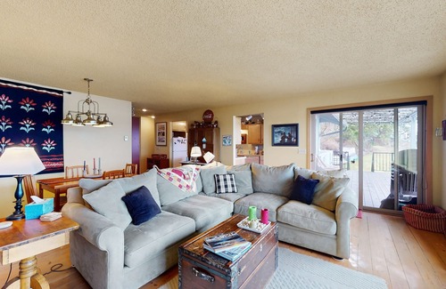 Olympia Casa | Beachfront Home with Hot Tub, Private Beach & Gear, Kayak, Fireplace & Fire Pit