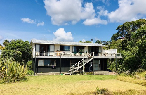 Cooks Beach Casa | Frente a la playa (Flaxmill Bay) Whitianga