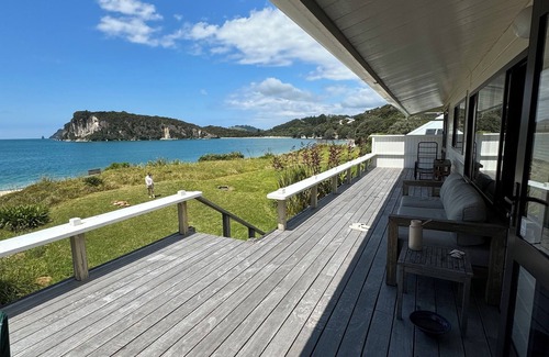 Cooks Beach Casa | Frente a la playa (Flaxmill Bay) Whitianga