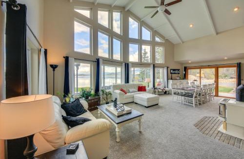 Sandpoint Casa | Beachfront Sagle Retreat with Boat Dock and Lift