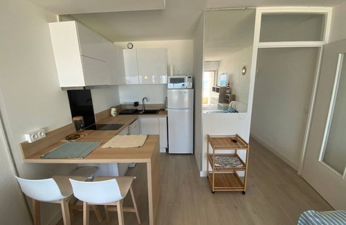 Marseillan Plage Apartamento | Estudio a pie de playa, gran nevera, lavavajillas, lavadora, parking privado