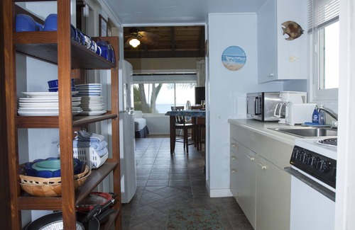 Punaluu Cabaña | Frente a la playa Studio Cottage