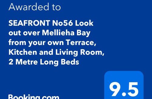 Għadira Apartamento | BEACHFRONT with Seaviews Apartment No56 Award Winner Unbeatable Location for Closeness to the Sea Ideal for Guests looking for Winter Spring and Autumn Breaks in Sunny Malta Also Ideal for Coastal Hikers