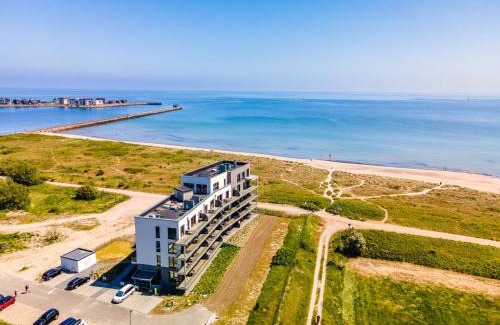 Olpenitz Apartamento | BeachLoungeThree- 1 OG, Meerblick, Balkon, Kamin, Sauna