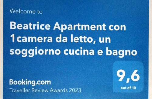 Scordia Apartamento | Beatrice Apartment con 1camera da letto, un soggiorno cucina e bagno