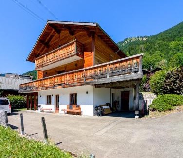 Champery Apartamento | Beau chalet au centre de Champéry - vue montagne