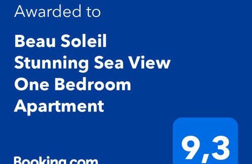 Zig Zag Ward Apartamento | Beau Soleil Stunning Sea View One Bedroom Apartment