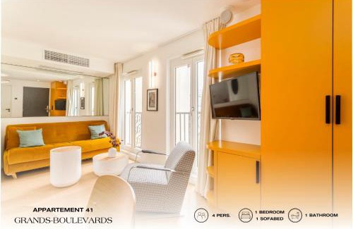 Quartier de la Porte-Saint-Denis Apartamento | Beauquartier - Grands Boulevards