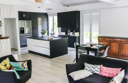 Saint-Vivien-de-Medoc Casa | Estupenda casa de vacaciones privada con piscina privada, WIFI, TV, terraza y aparcamiento