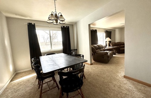Goodrich Casa | Beautiful 4BDR, Cental ND home. Perfect for your hunting group or family.