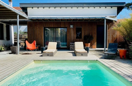 Capbreton Casa | Hermosa villa de 5 * a 200 m de la playa - Piscina climatizada - Todo a pie
