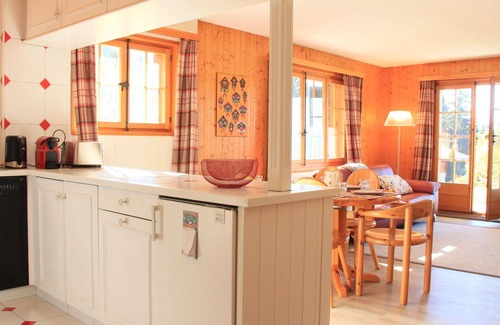Villars-sur-Ollon Apartamento | Bonito apartamento para 6 personas con WIFI, TV, terraza y aparcamiento