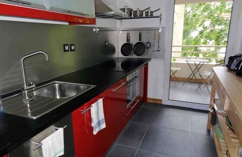 Antigone Apartamento | Precioso apartamento, logia de 53 m2 10m2 con orientación sur del distrito de Antigone
