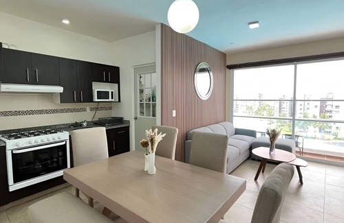 Área de la avenida Tulum Apartamento | Beautiful apartment in downtown Cancun