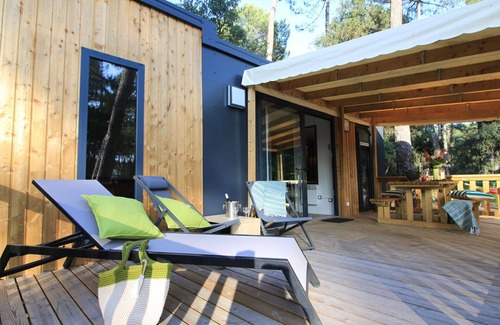 Ondres Casa | Bonito apartamento en villa con A/C, WIFI, piscina, TV, terraza, mascotas permitida y aparcamiento