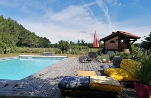 Mimizan Casa | Beautiful Barn ALL COMFORT - PRIVATE swimming pool, not overlooked - IN QUIET AREA