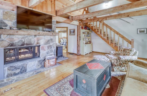 West Wardsboro Casa | Beautiful Dog-Friendly 3-Story Home w/Gas Fireplace, Fast WiFi, Deck, Gas Grill