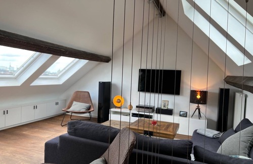 Wijk van de Squares Apartamento | Beautiful Duplex at EU Quarter Exceptional View
