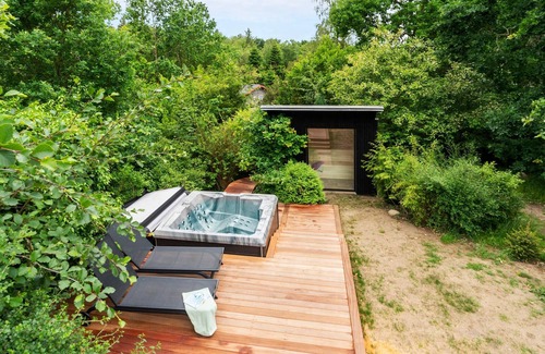 Hvidbjerg Strand Casa | Preciosa casa en Børkop con sauna