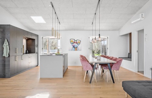 Hvidbjerg Strand Casa | Impresionante casa en Børkop con cocina