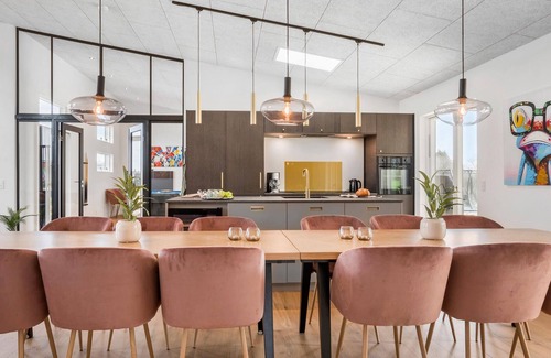 Hvidbjerg Strand Casa | Impresionante casa en Børkop con cocina