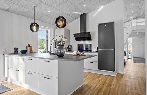 Helberskov Strand Casa | Preciosa casa en Hadsund con sauna