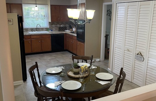 Covington Casa | Beautiful Home in Safe, Private Setting Only Blocks From the Square