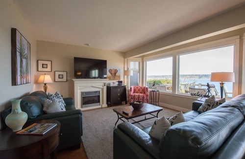 Campbell River Casa | Hermosa casa con vista al mar sin obstáculos