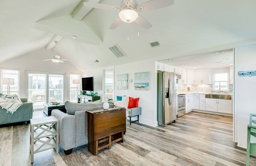 Terramar Beach Casa | Beautiful Home with Partial Gulf View, WiFi, Enclosed Yard, & Community Pool