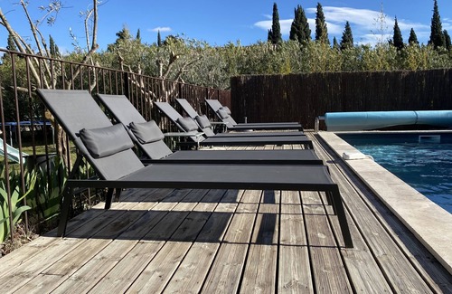 Beaumes-de-Venise Villa | Alquiler Chez Marius Beaumes de Venecia con piscina privada