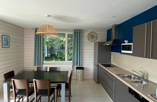 Guisseny Cabaña | HERMOSA CASA A 100 METROS DE LA PLAYA CON PISCINA CUBIERTA Y CLIMATIZADA
