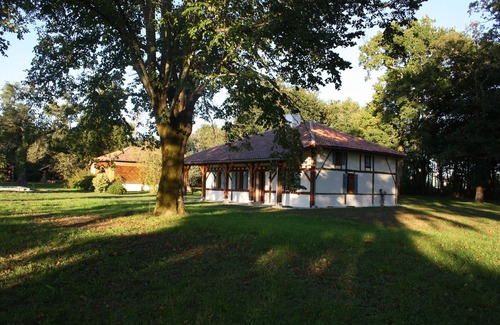 Rion-des-Landes Casa | Landes hermosa casa en un corral con piscina