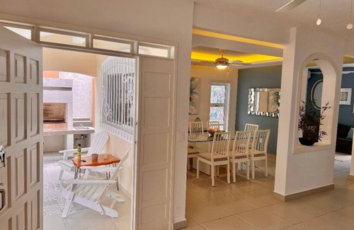 Colonia Andrés Casa | Beautiful house w/pool family and pet-friendly 3 blocks away from the ocean