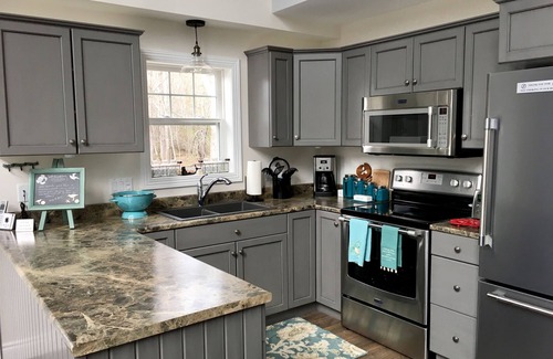 Salsbury Cove Chalet De Esquí | Otoño de nueva construcción 2016 Beautiful Bar Harbor Chalet para 8 personas