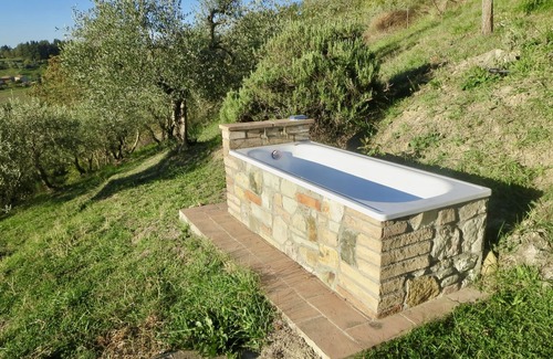Celle sul Rigo Cabaña | Hermosa cabaña toscana independiente para 2 con vistas espectaculares