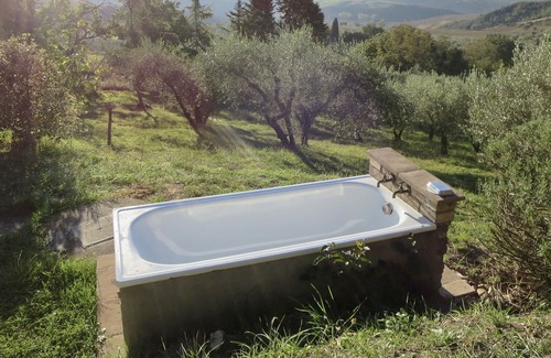 Celle sul Rigo Cabaña | Hermosa cabaña toscana independiente para 2 con vistas espectaculares