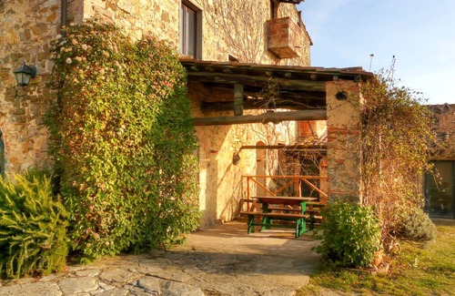 Barberino Val d'Elsa Apartamento | Precioso apartamento en Chianti en la granja orgánica con piscina y vistas de 360 ​​° del sol excepcional