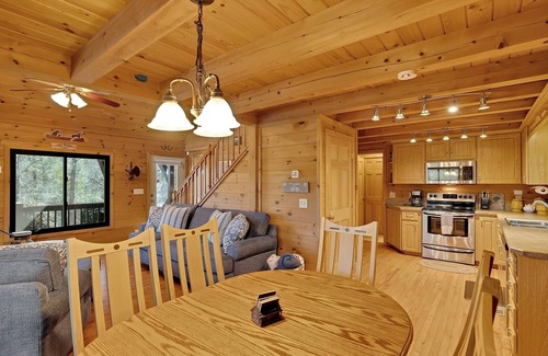 Laurel Lakes Cabina | NEW LISTING! Beautiful Lakefront Log Cabin On Peaceful Laurel Lake ~ Lake Lure Area by RedAwning