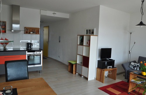 Vauban Apartamento | Precioso y moderno ático de 2 habitaciones en la casa pasiva en la parte ecológica de la ciudad de Vauban