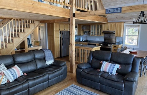Lucerne-in-Maine Casa | Beautiful Phillips Lake Home.