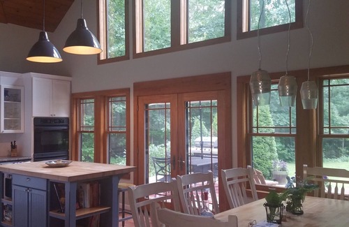 Gansevoort Casa | Beautiful, private setting, private pool, close to track & ADKs
