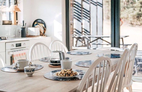 Mragowo Casa | Preciosa casa de vacaciones privada para 8 personas con WIFI, patio y aparcamiento