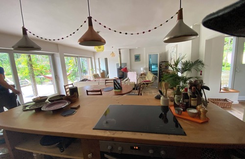 Totnes Casa | Beautiful spacious Eco Home in centre of Totnes, open plan living, large garden