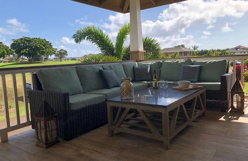 Poipu Apartamento | Hermoso y espacioso piso de arriba Apt en Poipu Beach Estates! Una habitación con aire acondicionado!