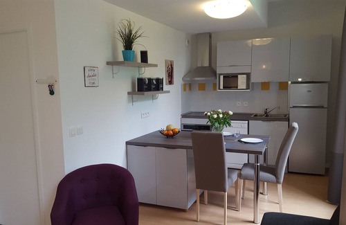 Aulus-les-Bains Apartamento | Bonito estudio n ° 204, recuperado y de pie en la residencia del gran hotel.