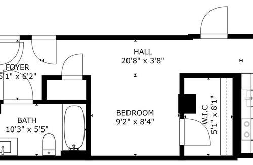 Eisenhower East Apartamento | Beautiful Studio in The Foundry w/ Concierge + Gym