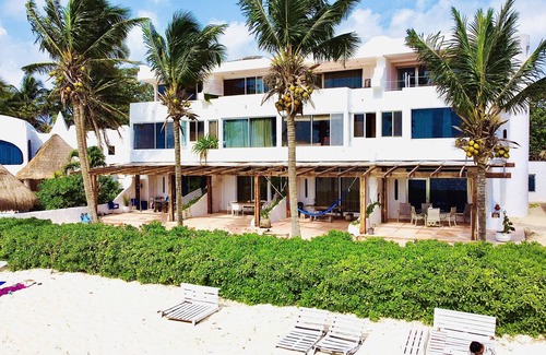 Puerto Juárez Apartamento | Hermosa Suite doble frente a la playa