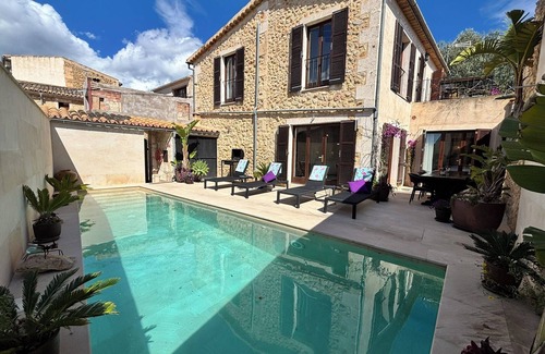 Buger Casa | Hermosa casa tradicional mallorquina, en la ciudad de la ladera, nueva piscina privada