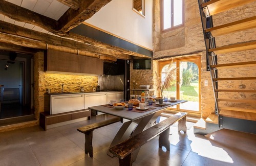 Anglars-Nozac Casa | Hermosa mansión típica francesa con piscina privada