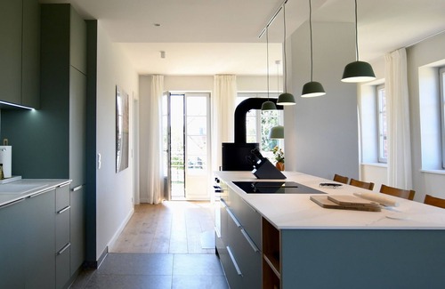 Rosenhagen Apartamento | Apartamento-Ejecutivo-Baño con bañera-Vista a parte del mar-Haustiere nicht e...